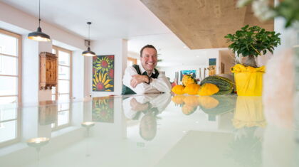 Herr Zauner, Inhaber des Seewirts Zauner in Hallstatt